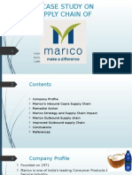 Marico Supply Chain