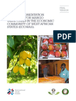 Strategic Orientation Document For Mango Value Chain