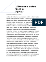 Qual A Diferença Entre Siderúrgica e Metalúrgica