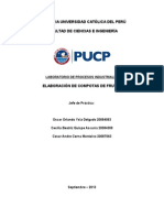 Informe-Elaboración de Compotas de Piña