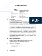 Informe Diagnositco Pre Escolar