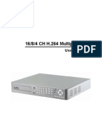 16/8/4 CH H.264 Multiplex DVR