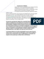 Pobreza en Nicaragua Causas Y Consecuencias