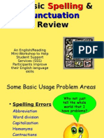 ABasic Spellingand Punctuation Review