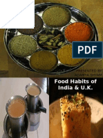 Food Habits of India U-K