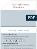 Portfolio Performance Evaluation