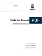 Monografía Sobre Trastorno Obsesivo-Compulsivo