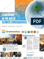 Climate Solutions Annual Report, 2013