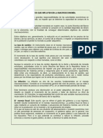 Aspectos Que Influyen en La Macroeconomía