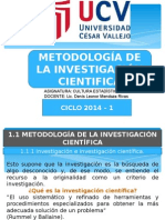 Metodología de La Investigación Científica.