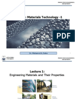 PE 121: Materials Technology - 1: Dr. Mohamed A. Daha