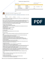 Calibration Process Mapping in SAP - SCN