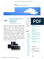 EMC VNX For File Simulator - Installation and Configuration PDF