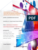 Subsistema de Tesoreria y Subsistema de Inversion y Credito Publico