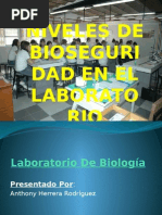 Niveles de Bioseguridad