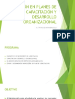 Gestion en Planes de Capacitacion y Desarrollo Organizacional