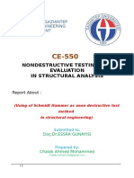 Nondestructive Testing and Evaluation in Structural Analysis