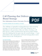 Call Planning Delivering On Brand Strategy