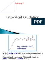 Fatty Acid Oxidation