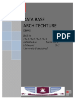 Data Base Architecture