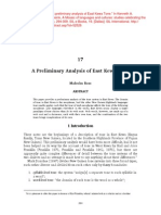 17 A Preliminary Analysis of East Kewa Tone: Malcolm Ross