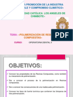 Polimerizaciòn en Resinas Compuestas