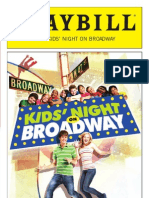 Kids' Night On Broadway Playbill