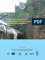 Training - Training Manual On Community Based Early Warning System On Landslide PDF