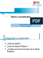 Sesion I Bases Conceptuales de La Salud Publica