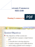 Planning E-Commerce