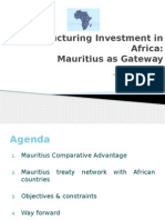 IFA STRUCTURING INVESTMENT IN AFRICA - Mauritius Treaty Network Slides - 1