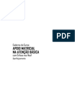 Caderno Do Curso de Aperfeiçoamento em Matriciamento Na Atenção Básica Com Ênfase No Nasf