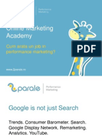 Online Marketing Academy: Cum Arata Un Job in Performance Marketing?