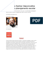 Celso Dos Santos Vasconcellos Fala Sobre Planejamento Escolar