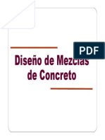 Metodos de Diseño de Mezclas de Concreto