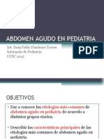 Abdomen Agudo en Pediatria