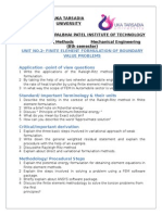 FEM Assignment - 2 Finite Element Formulation of Boundary Value Problems