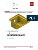 JJ306 Autodesk Inventor Week 2 - Project 3 - Air Cover Part