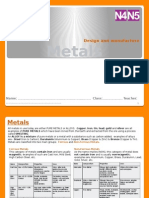 Nat 4+5 DM - Metals