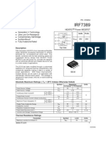 Generation V Technology Ultra Low On-Resistance Complimentary Half Bridge Surface Mount Fully Avalanche Rated