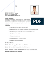 Curriculum Vitae: Career Objective