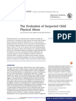 The Evaluation of Suspected Child Physical Abuse