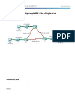 8.2.2.7 Packet Tracer - Configuring OSPFv2 in A Single Area Instructions