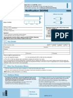 Statutory Off Road Notification (SORN) : Vehicle Details and Declaration 1