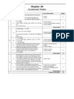 Condensed Matter: Answer Extra Information Mark