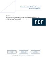 Modelos de Gestión Electoral en América Latina en Perspectiva Comparada