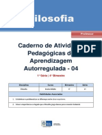 Apostila Filosofia 1 Ano 4 Bimestre Professor