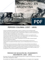 Historia Del Ganado Vacuno en La Argentina