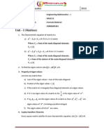 Formula - Engg Maths 1 PDF