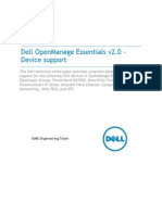 Dell OpenManage Essentials Device Support PDF